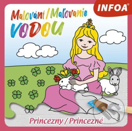 Malování / Maľovanie vodou - Princezny - INFOA