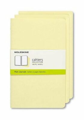 Moleskine: Sešity 3 ks čisté žluté XL