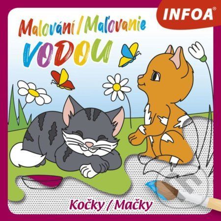 Malování / Maľovanie vodou - Kočky - INFOA