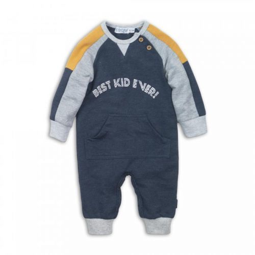 DIRKJE Set 1-dílný D-JUST BE COOL BEST KID EVER 56 Navy melee + grey melee + ochre