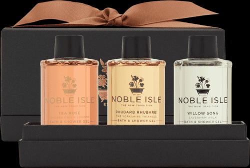 Noble Isle Fresh & Clean sada koupelových a sprchových gelů 3x75ml