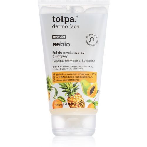 Tołpa Dermo Face Sebio mycí gel proti černým tečkám 150 ml