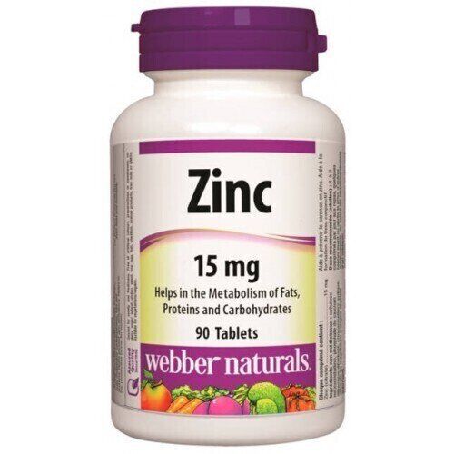 Webber Naturals Zinc 15 mg 90 tablet