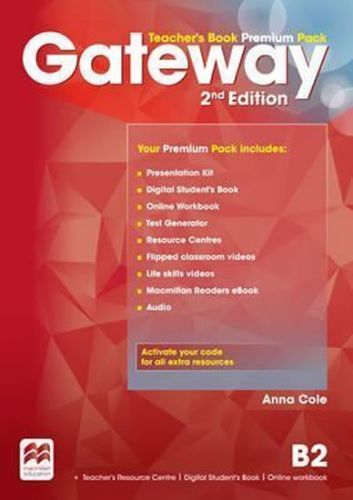 Gateway 2nd Edition B2: Teacher's Book Premium Pack - Cole Anna, Brožovaná