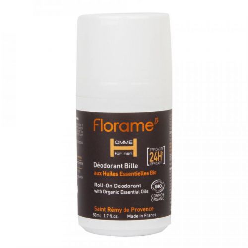 Deodorant přírodní pánský 24h roll-on HOMME 50 ml BIO   FLORAME