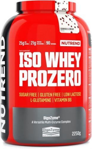 NUTREND Iso Whey Prozero 2250g Cookies Cream