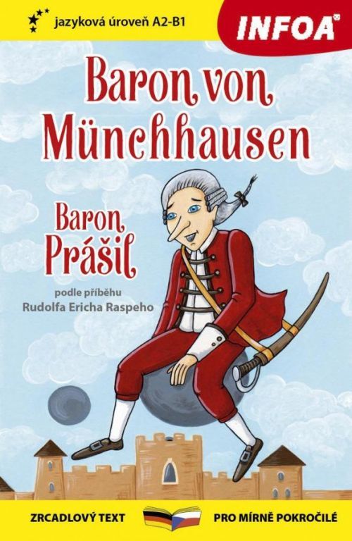 Baron Prášil / Baron von Münchhausen - Zrcadlová četba (A2-B1) - Raspe Rudolf Erich, Vázaná