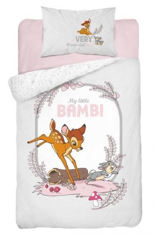POVLEČENÍ DO POSTÝLKY LITTLE BAMBI GREY