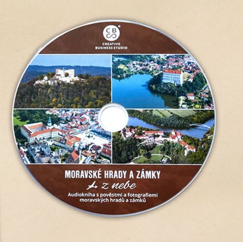 Moravské hrady a zámky z nebe - DVD - Paprčka Milan;Grznárová Martina