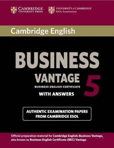 Cambridge BEC 5 Vantage: Student's Book with answers - kolektiv autorů, Brožovaná