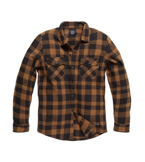 Košile Vintage Industries Globe Heavyweight - žlutá, XL
