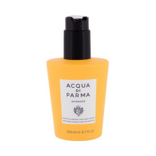 Acqua di Parma Collezione Barbiere Brightening 200 ml rozjasňující šampon na šedivé vlasy pro muže