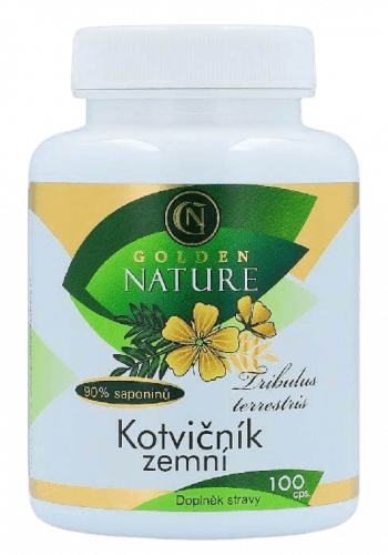 Golden Nature Kotvičník zemní 90 % saponinů 100 tablet