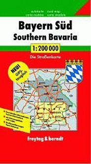Bavorsko jih 1:200 000 - automapa - kolektiv autorů, Volné listy