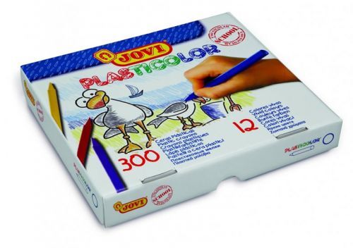 JOVI plasticolor kulaté - ekonomické balení 300 ks, 12 barev