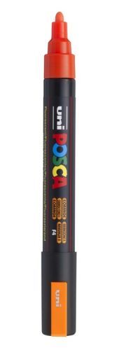 Akrylový popisovač POSCA, PC-5M, 2,5 mm, fluo-oranžový