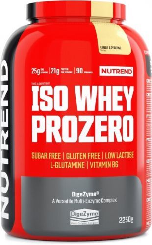 Nutrend ISO WHEY Prozero 2250 g slaný karamel