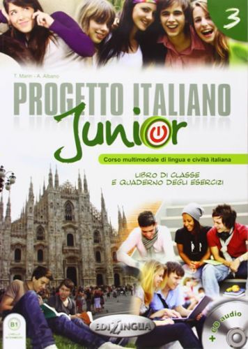 Progetto Italiano Junior 3 Libro di classe e Quaderno degli esercizi + CD Audio - Marin Telis