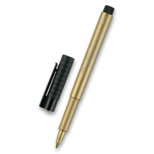 Popisovač Faber-Castell Pitt Artist Pen Metallic zlatý