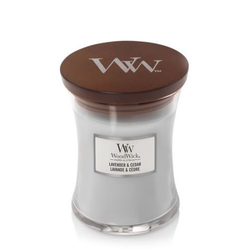 WoodWick svíčka - Lavender & Cedar