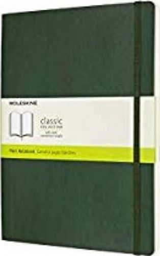 Moleskine Zápisník zelený XL, čistý, měkký