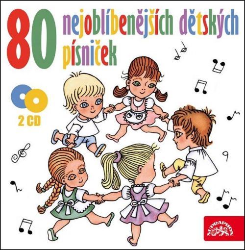 80 nejoblíbenějších dětských písniček - Various, Ostatní (neknižní zboží)