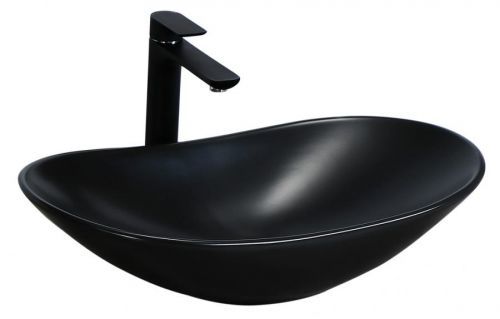 Umyvadlo na desku Rea Royal Black černá matná 60 REA-U0442