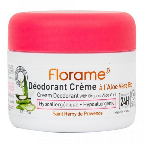 Deodorant krémový 24h hypoalergenní s aloe vera 50 g BIO FLORAME