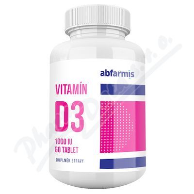 ABFARMIS Vitamín D3 1000IU tbl.60
