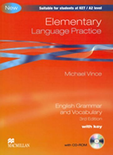 Elementary Language Practice New Ed.: With Key + CD-ROM Pack - Vince Michael, Brožovaná