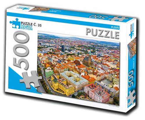 Puzzle č. 35 Plzeň / 500 dílků