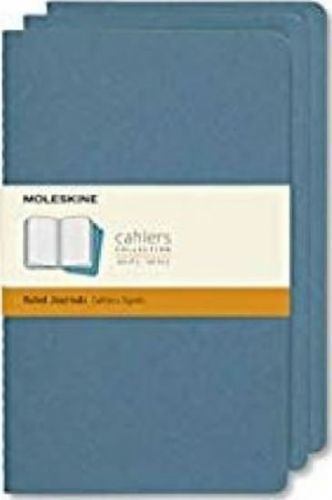 Moleskine Sešity 3 ks modré L, linkované