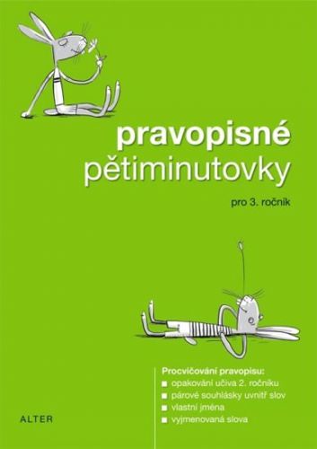 Pravopisné pětiminutovky pro 3. ročník ZŠ - kolektiv autorů, Brožovaná