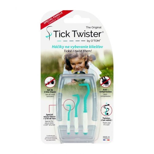 TICK TWISTER Háčky na vybírání klíšťat 3ks