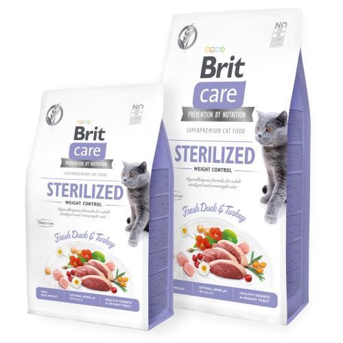 BRIT CARE Cat GF Sterilized Weight Control 400g