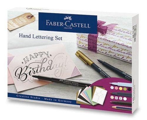 Kreativní sada Faber-Castell Hand Lettering 12 ks