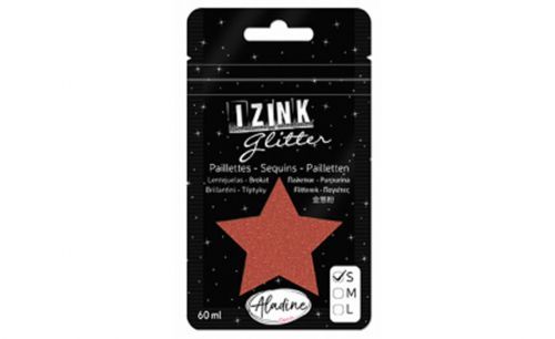 IZINK GLITTER třpytky velikost S 60 ml - hnědá