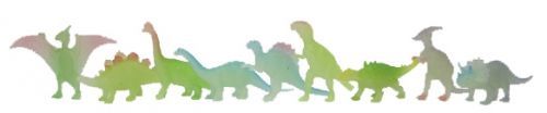 Dinosauři, svítí ve tmě, 9 ks v sáčku