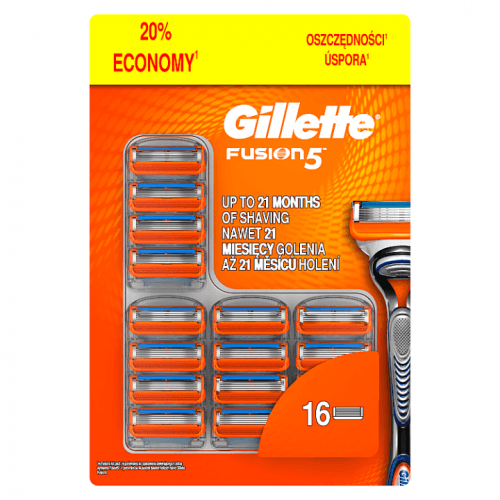 Gillette Fusion náhradní hlavice 16ks