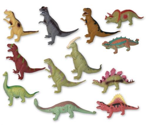 Dinosaurus 12 druhů, měkké tělo