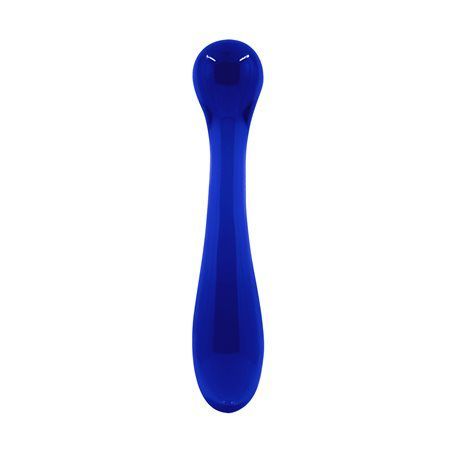 Dildo NS Novelties CRYSTAL GLASS PLEASURE WAND blue NS Novelties