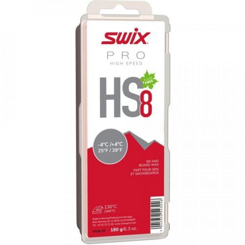 Swix Skluzný vosk HS8 červený 180 g