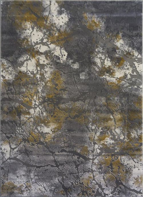 Berfin Dywany Kusový koberec Zara 9651 Yellow Grey - 80x150 cm Žlutá
