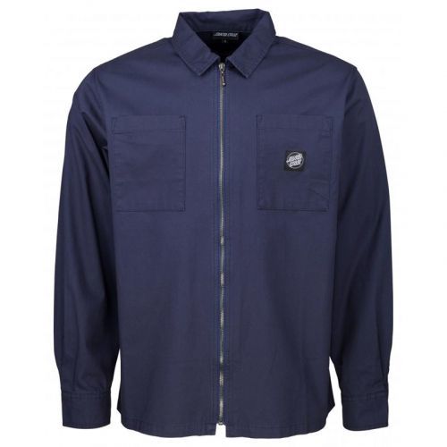 košile SANTA CRUZ - El Jefe L/S Shirt Dark Navy (DARK NAVY) velikost: S