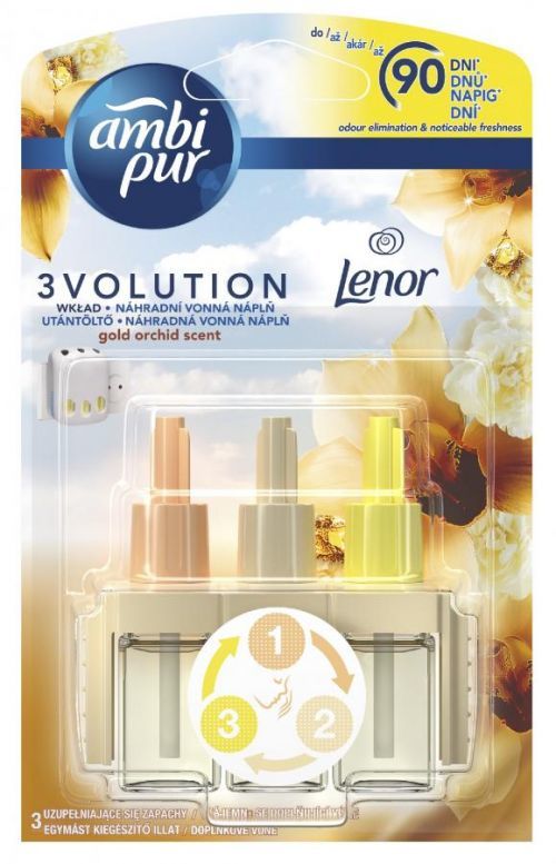 Ambi Pur  AmbiPur 3Volution Gold Orchid náhradní náplň 20ml