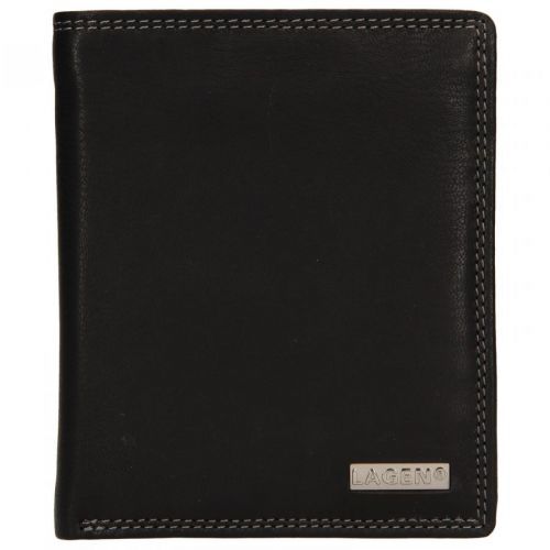 Pánská kožená peněženka Lagen Olsenn - černá