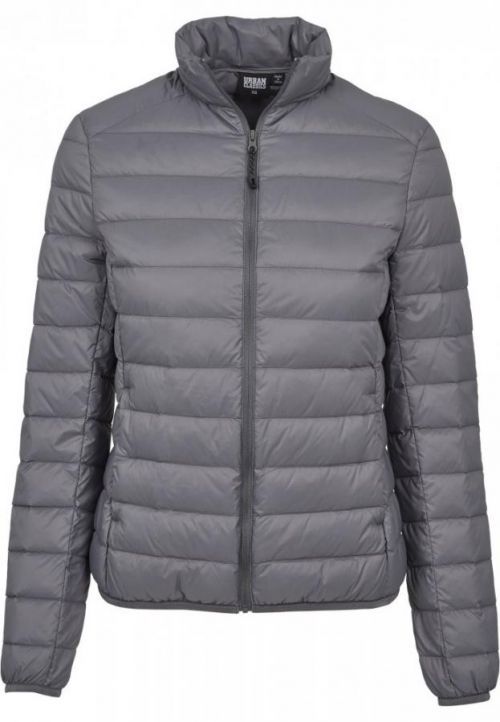 Ladies Basic Down Jacket - darkgrey 5XL