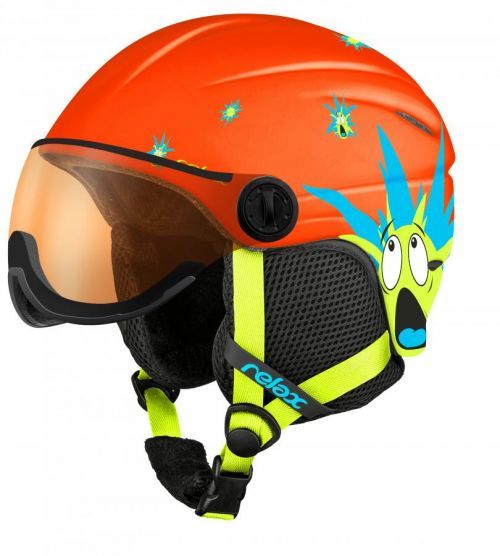 Dětská - Junior Lyžařská helma RELAX  RH27N Twister Visor Velikost: XS