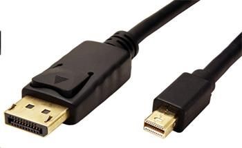 Roline DisplayPort kabel v.1.4 (HBR3), DP(M) - miniDP(M), 1m