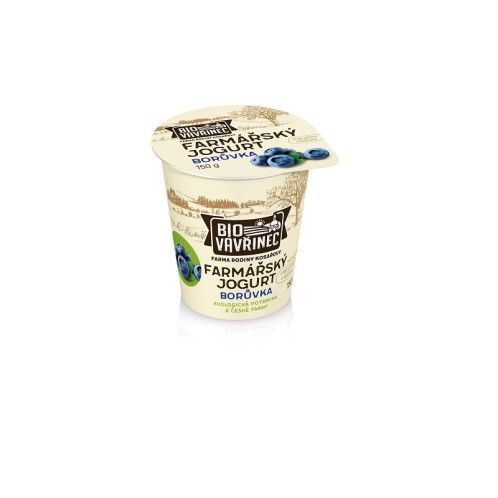 BIO Farmářský jogurt borůvka 150g 150g